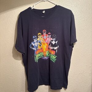 Mighty Morphin Power Rangers Graphic Tee - Black